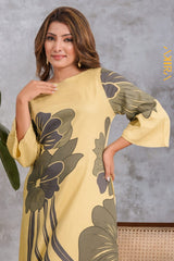 Desert Vibe Dress | Kaftan, Bohemian Dress, Floral Dress, Boho Maxi Dress