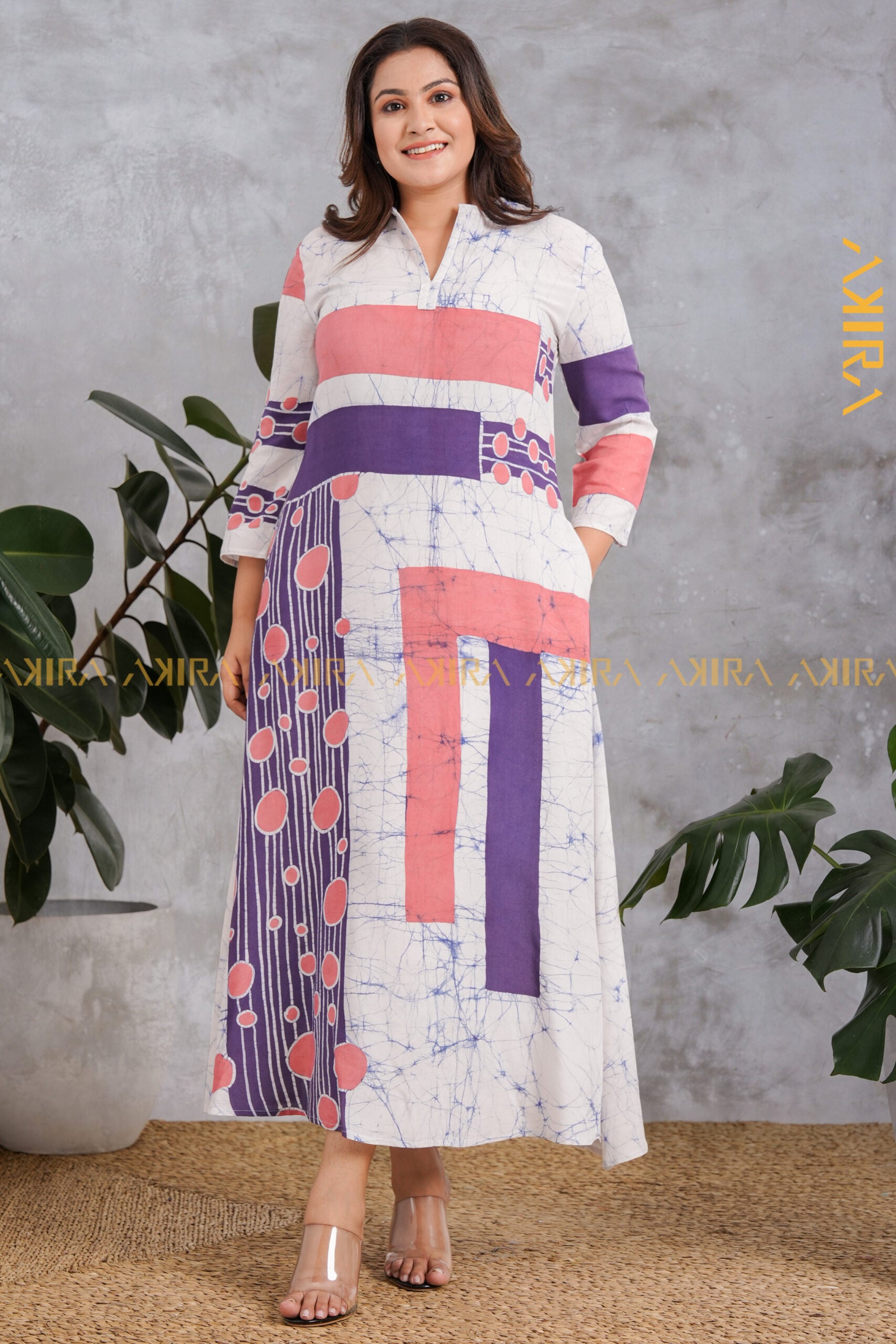 Batik Blossom Dress | Kaftan, Bohemian Dress, Floral Dress, Boho Maxi Dress