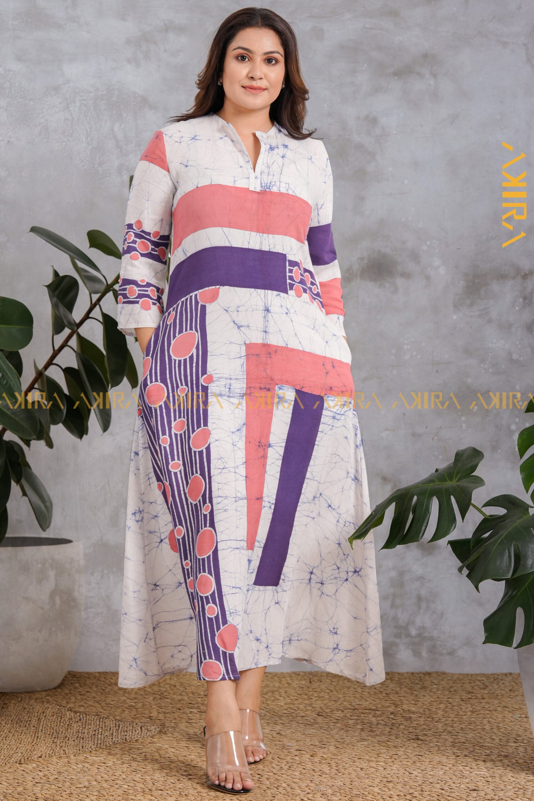 Batik Blossom Dress | Kaftan, Bohemian Dress, Floral Dress, Boho Maxi Dress