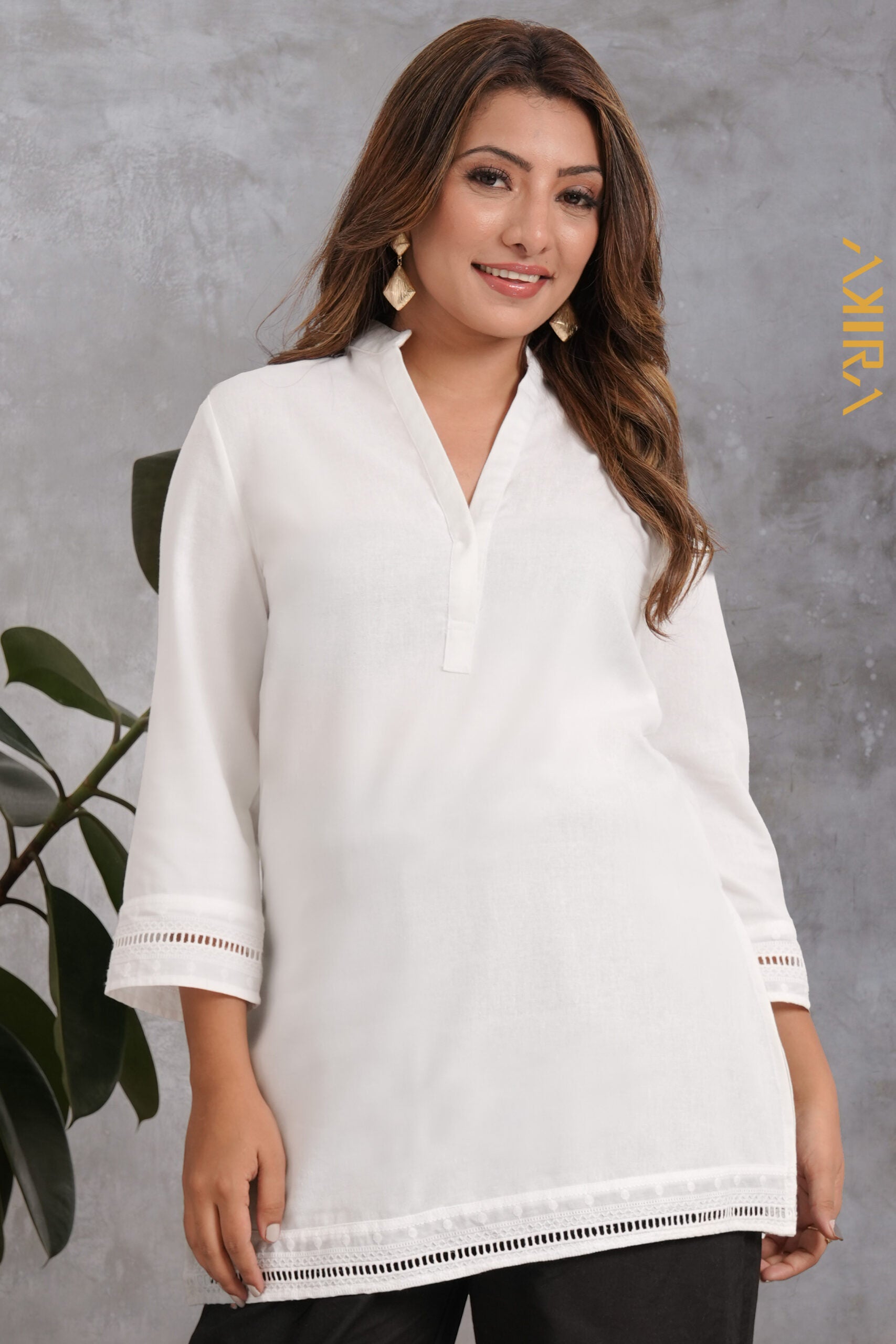 Ivory Pearl Kurti | Kaftan, Bohemian Dress, Floral Dress, Boho Maxi Dress