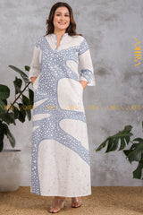 Wisteria Designer Dress | Kaftan, Bohemian Dress, Floral Dress, Boho Maxi Dress