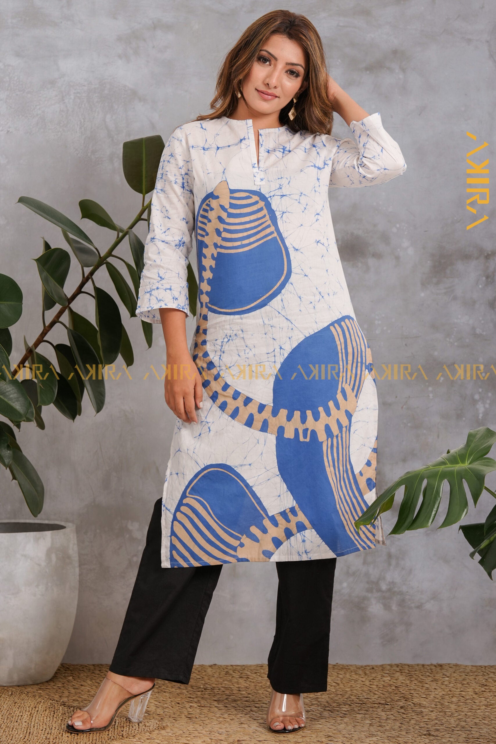 Bluebonnet Batik Dress | Kaftan, Bohemian Dress, Floral Dress, Boho Maxi Dress