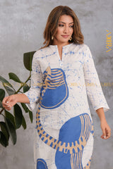 Bluebonnet Batik Dress