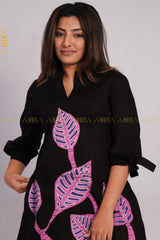 Dark Meadow Batik Dress | Kaftan, Bohemian Dress, Floral Dress, Boho Maxi Dress