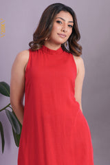 Glossy Red Designer Dress | Kaftan, Bohemian Dress, Floral Dress, Boho Maxi Dress