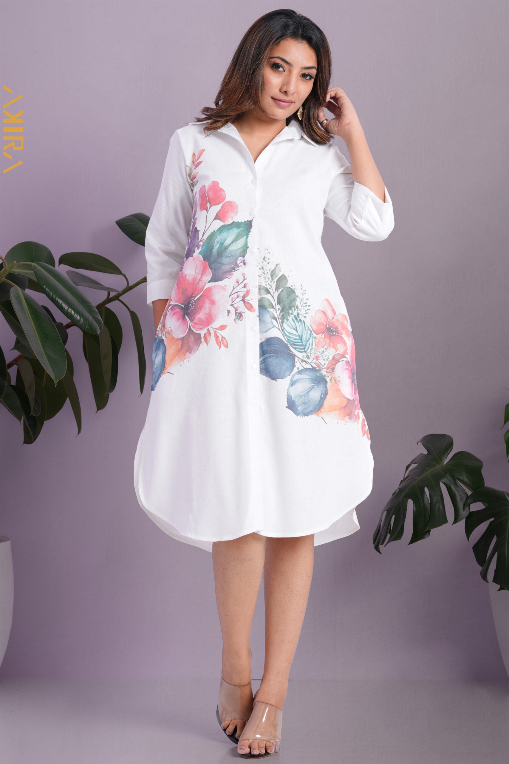 Neela Flowery Dress | Kaftan, Bohemian Dress, Floral Dress, Boho Maxi Dress