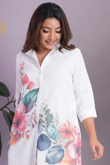 Neela Flowery Dress | Kaftan, Bohemian Dress, Floral Dress, Boho Maxi Dress