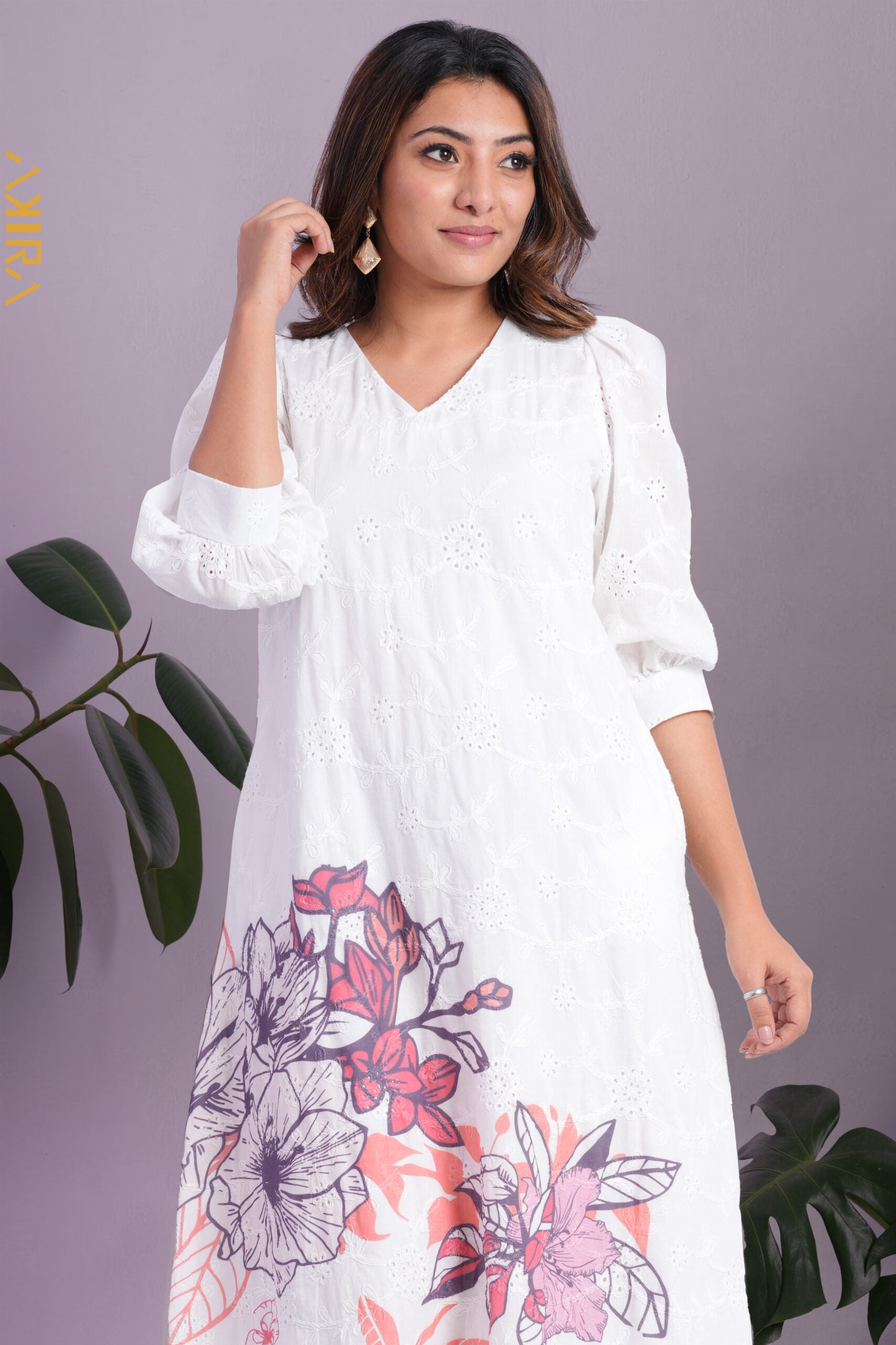 Saffron Flowery Dress | Kaftan, Bohemian Dress, Floral Dress, Boho Maxi Dress