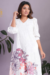 Saffron Flowery Dress | Kaftan, Bohemian Dress, Floral Dress, Boho Maxi Dress