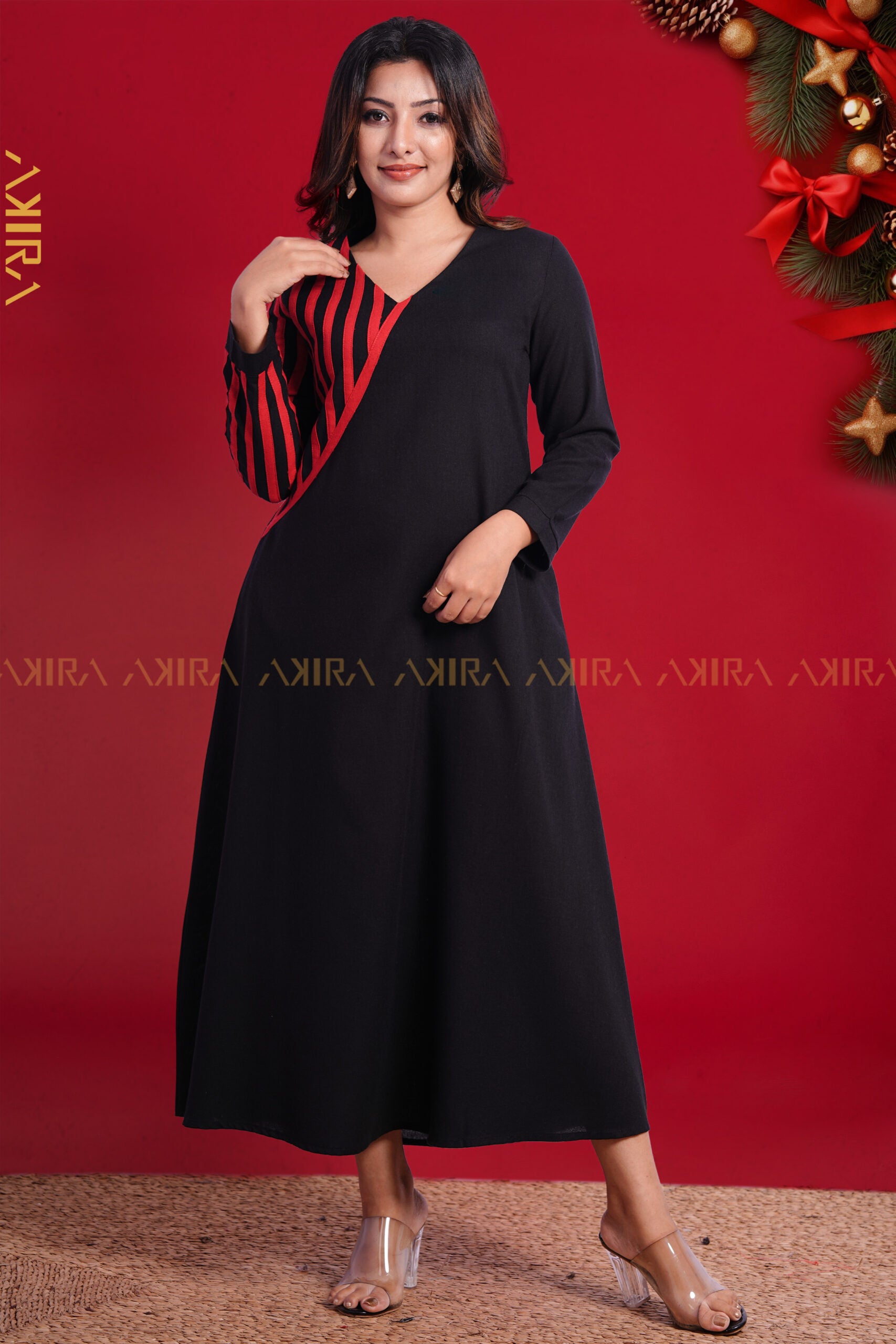 Red Maple Dress | Kaftan, Bohemian Dress, Floral Dress, Boho Maxi Dress