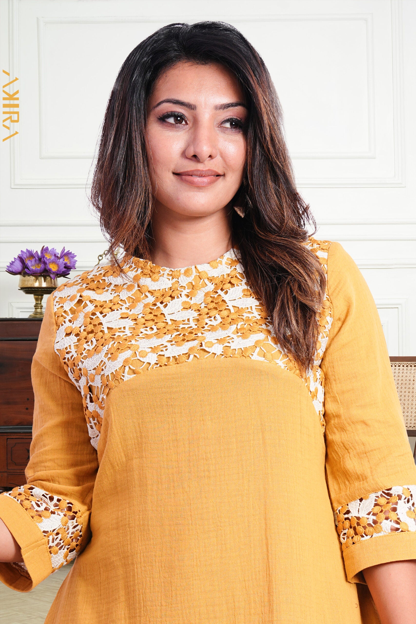 Sunset Floral Linen Dress | Kaftan, Bohemian Dress, Floral Dress, Boho Maxi Dress