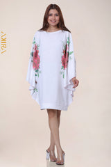 Linda Linen Poncho | Kaftan, Bohemian Dress, Floral Dress, Boho Maxi Dress