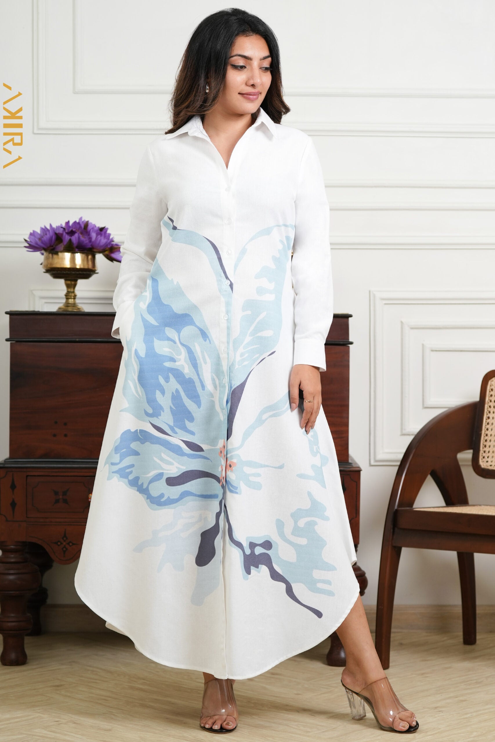 Butterfly Shine Dress | Kaftan, Bohemian Dress, Floral Dress, Boho Maxi Dress