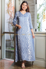 Silvery silks dress | Kaftan, Bohemian Dress, Floral Dress, Boho Maxi Dress