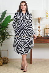 Lavender Zigzag Dress | Kaftan, Bohemian Dress, Floral Dress, Boho Maxi Dress