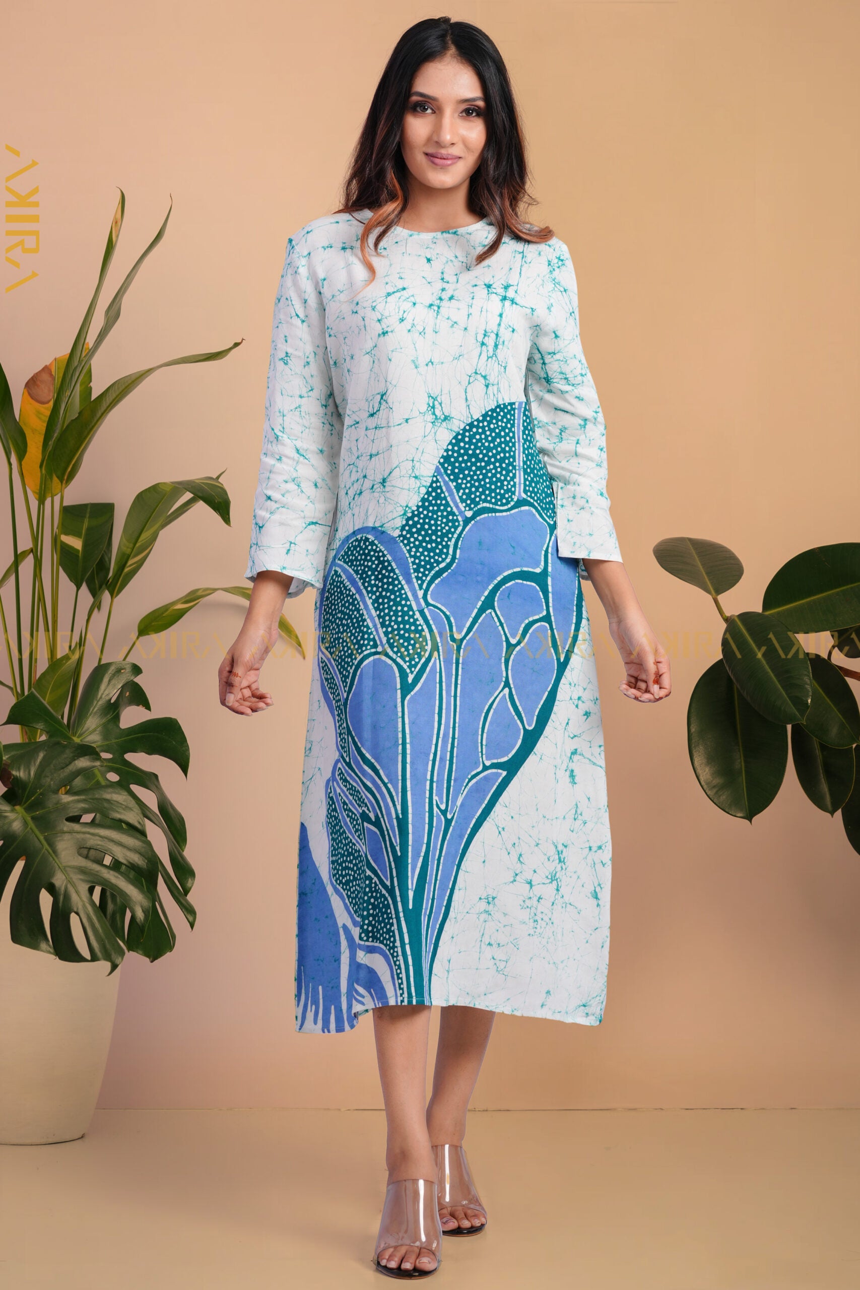 Cherry Blossom Dress | Kaftan, Bohemian Dress, Floral Dress, Boho Maxi Dress