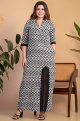 Helen Pattern Dress | Kaftan, Bohemian Dress, Floral Dress, Boho Maxi Dress