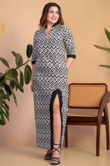 Helen Pattern Dress | Kaftan, Bohemian Dress, Floral Dress, Boho Maxi Dress