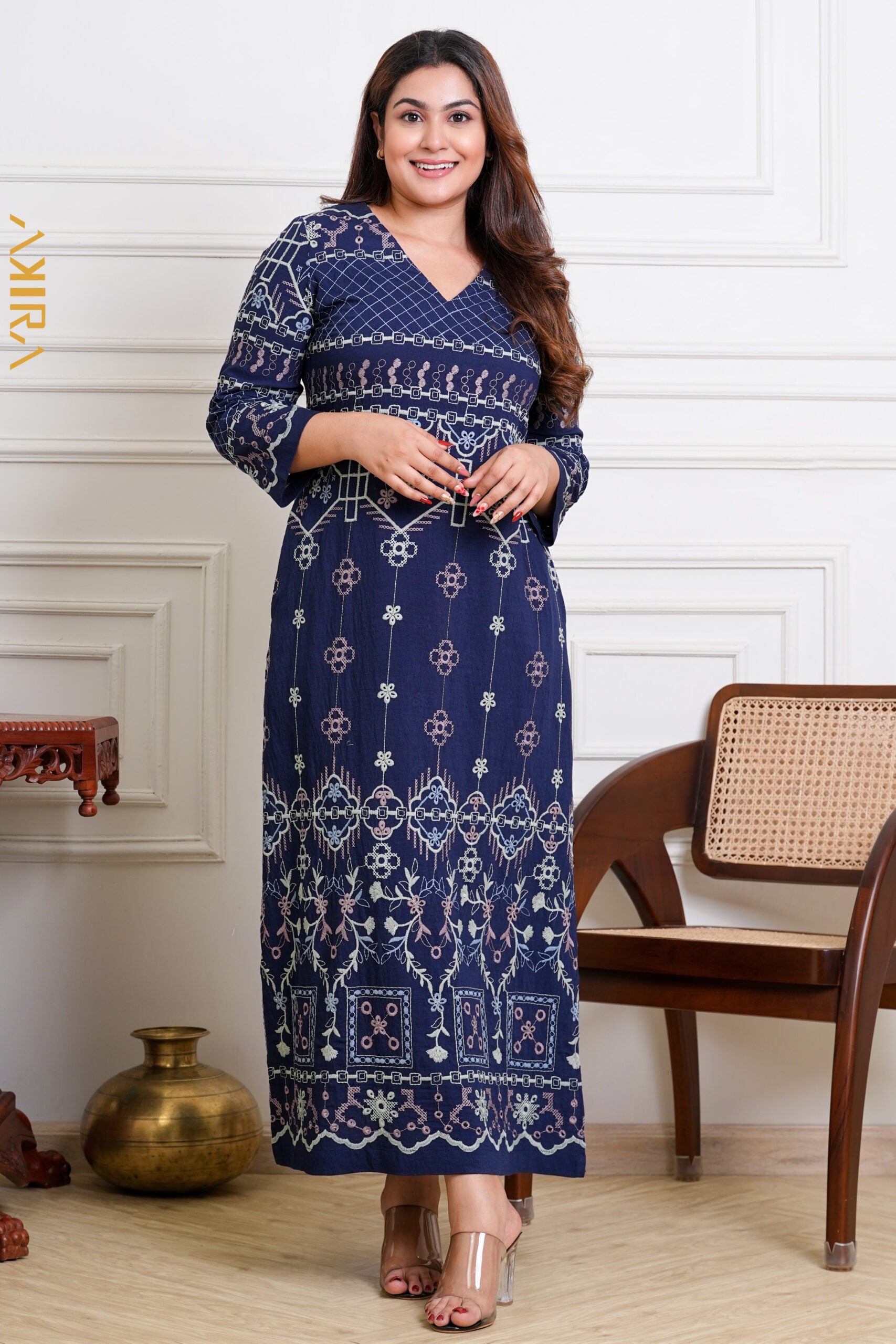 Royal Lady Look Dress | Kaftan, Bohemian Dress, Floral Dress, Boho Maxi Dress