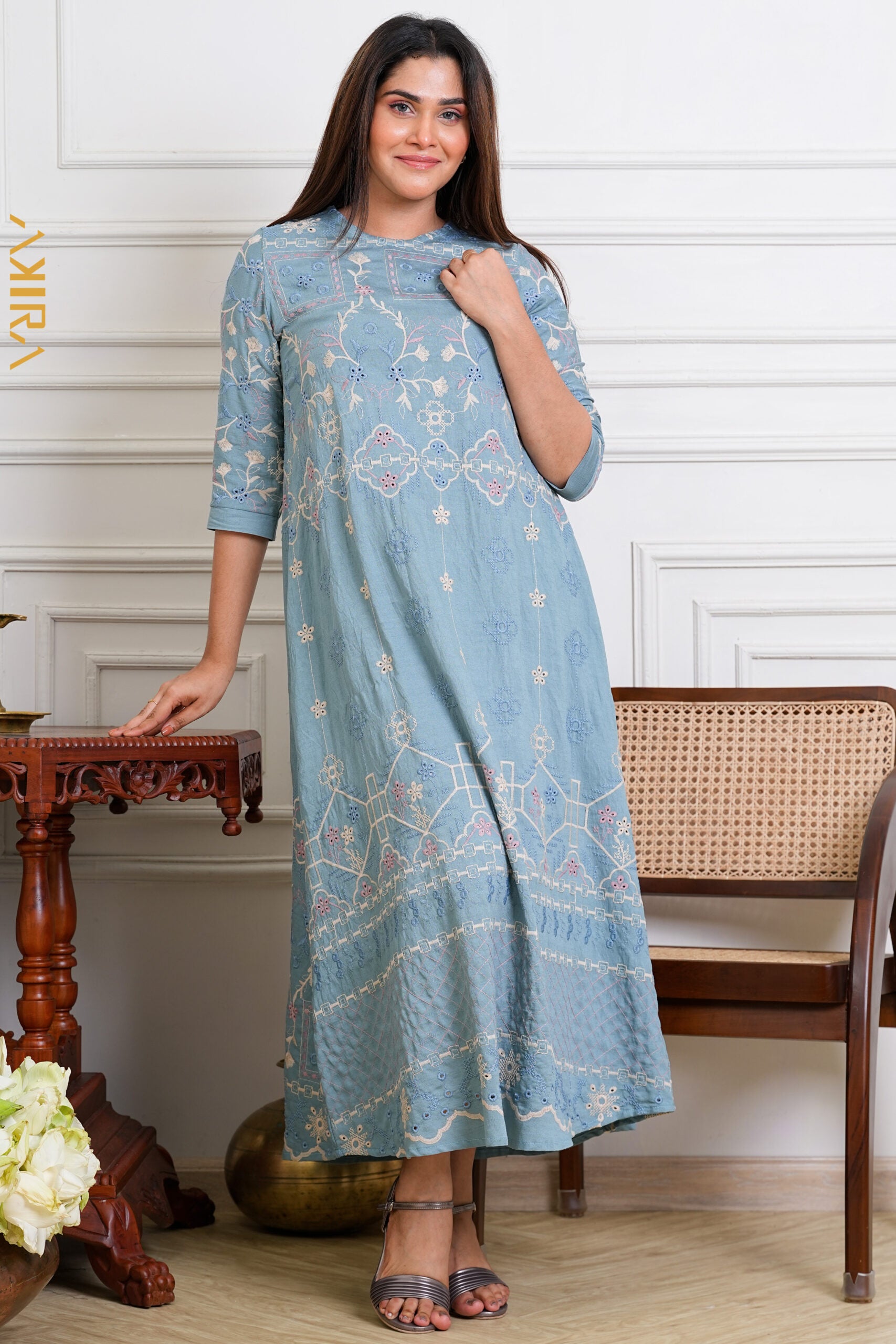 Angelic Lavanya Dress | Kaftan, Bohemian Dress, Floral Dress, Boho Maxi Dress