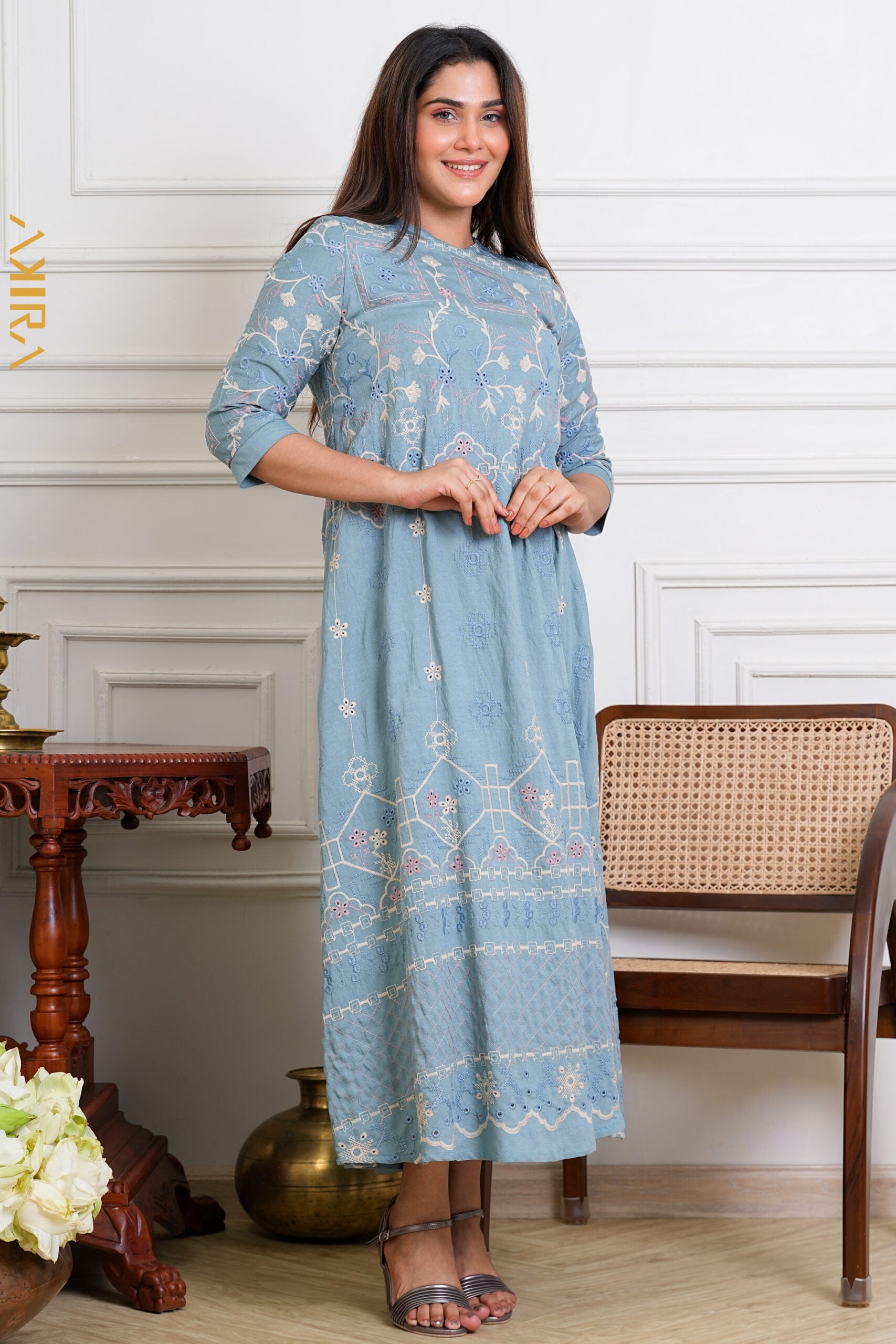 Angelic Lavanya Dress | Kaftan, Bohemian Dress, Floral Dress, Boho Maxi Dress