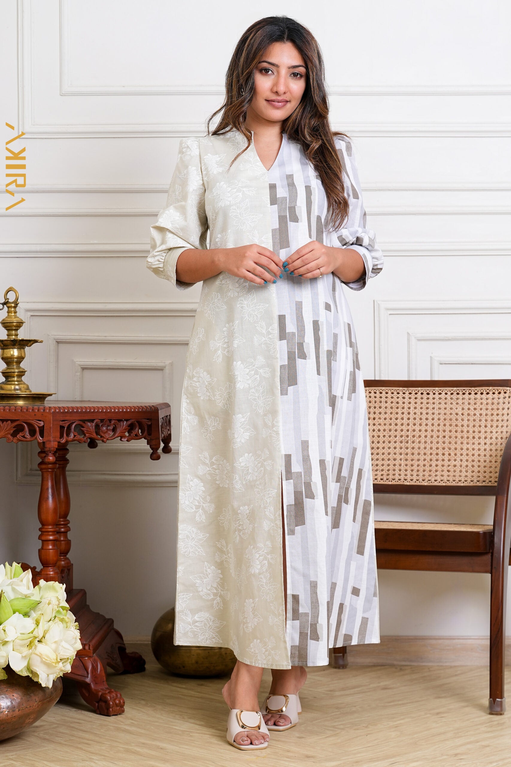 Sarah Elegant Dress | Kaftan, Bohemian Dress, Floral Dress, Boho Maxi Dress