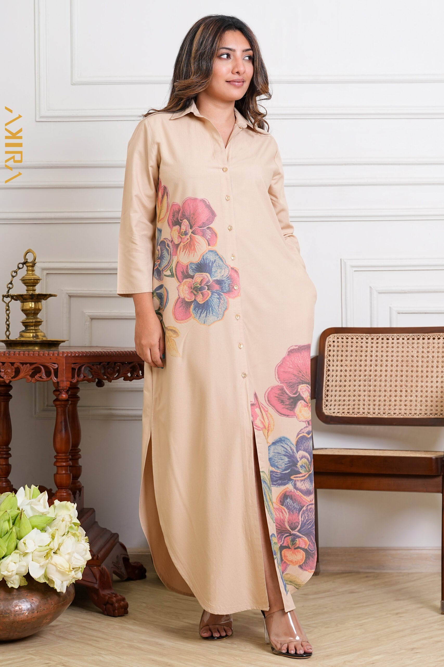 Selene Floral Dress | Kaftan, Bohemian Dress, Floral Dress, Boho Maxi Dress