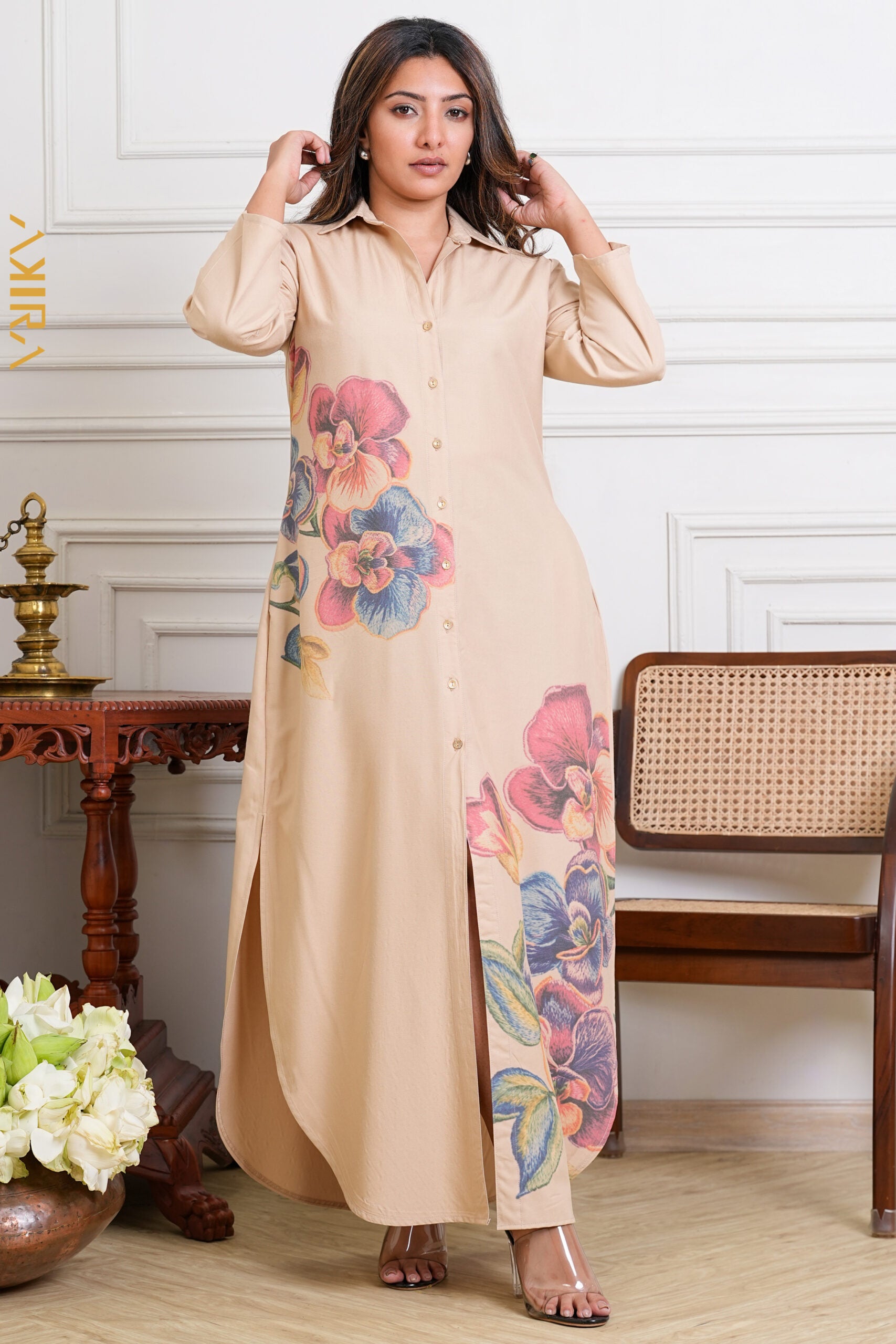 Selene Floral Dress | Kaftan, Bohemian Dress, Floral Dress, Boho Maxi Dress