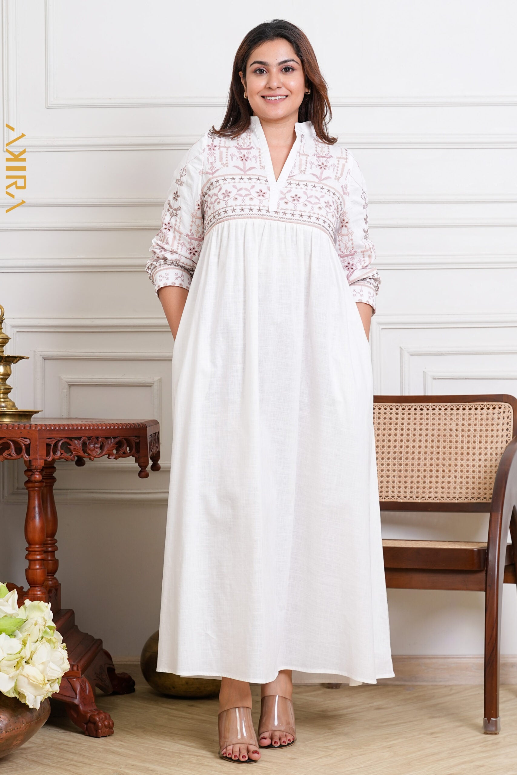 Eleganza Elite Dress | Kaftan, Bohemian Dress, Floral Dress, Boho Maxi Dress