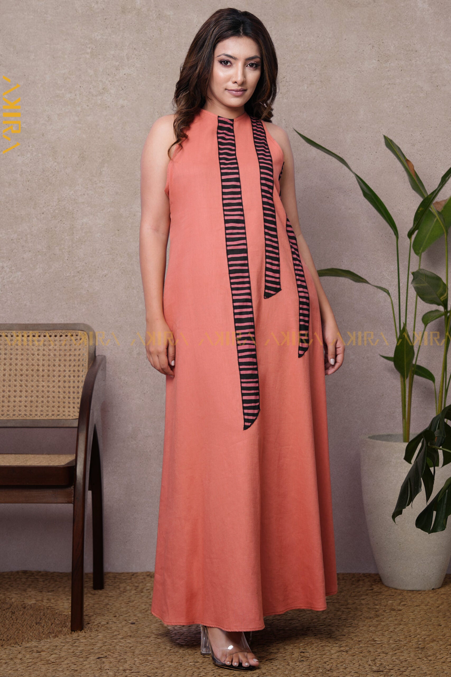 Elowen Linen Dress | Kaftan, Bohemian Dress, Floral Dress, Boho Maxi Dress