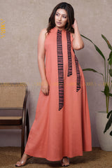 Elowen Linen Dress | Kaftan, Bohemian Dress, Floral Dress, Boho Maxi Dress