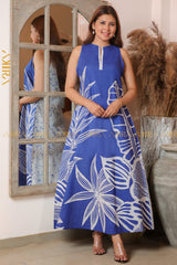 Daisy - May Batik Dress | Kaftan, Bohemian Dress, Floral Dress, Boho Maxi Dress