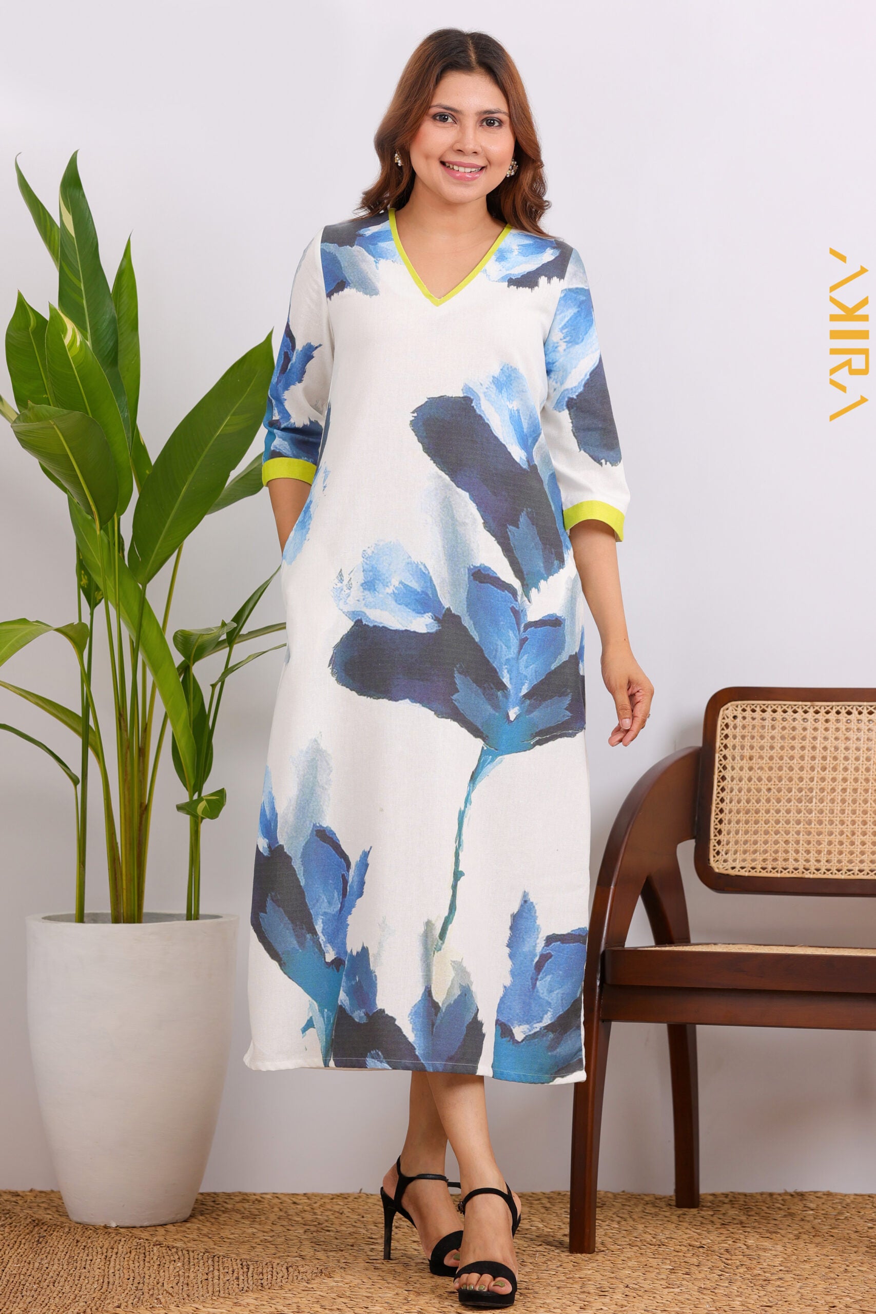 Linara Floral Dress | Kaftan, Bohemian Dress, Floral Dress, Boho Maxi Dress