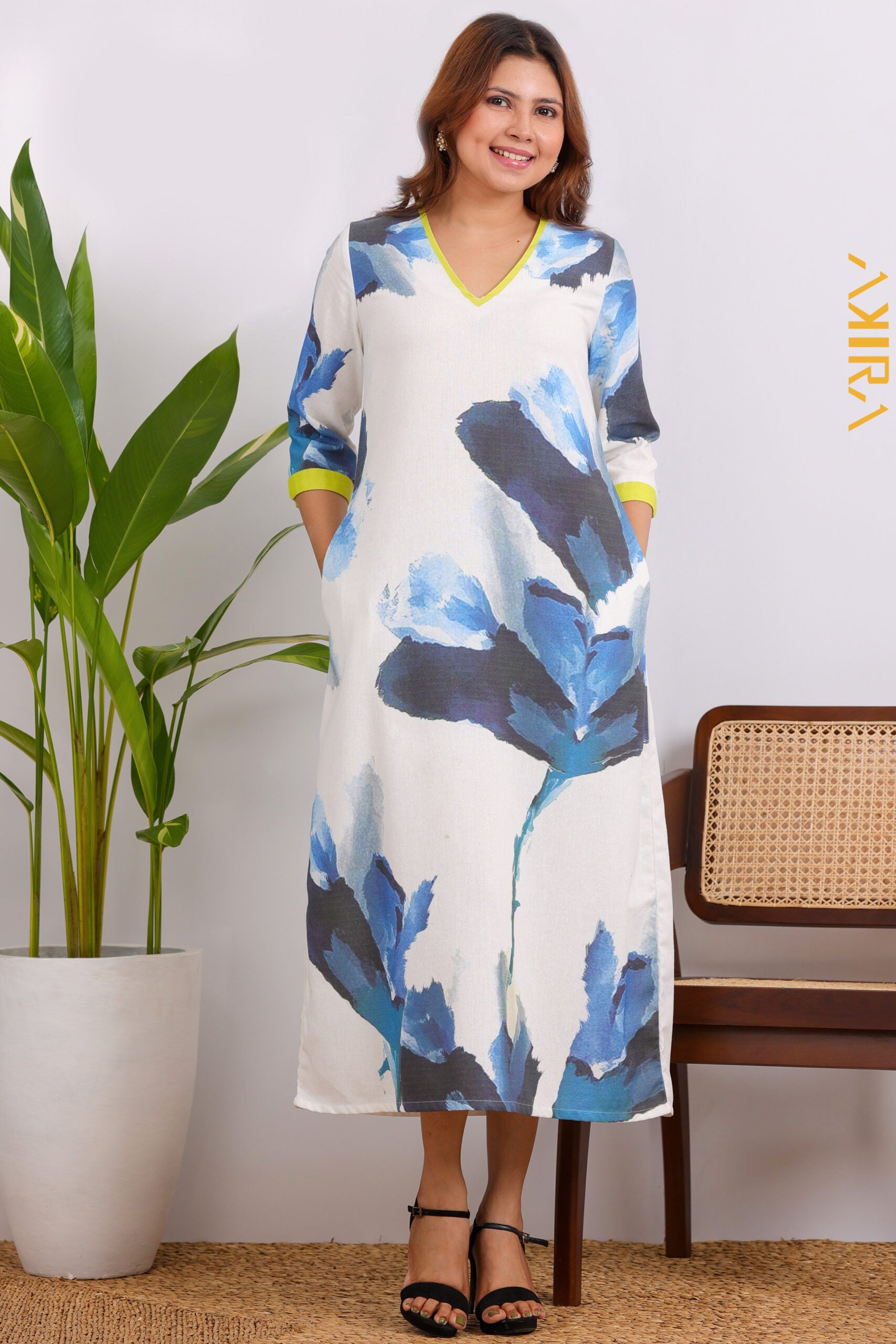 Linara Floral Dress | Kaftan, Bohemian Dress, Floral Dress, Boho Maxi Dress