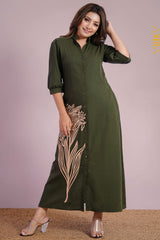 Gloriosa Lily Dress | Kaftan, Bohemian Dress, Floral Dress, Boho Maxi Dress