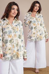 Daisy Violet Top | Kaftan, Bohemian Dress, Floral Dress, Boho Maxi Dress