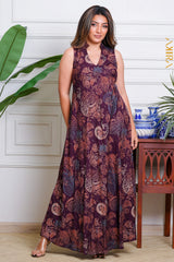 Hazel Colourful Dress | Kaftan, Bohemian Dress, Floral Dress, Boho Maxi Dress