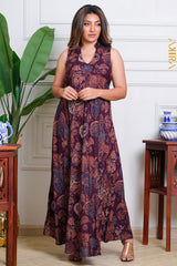 Hazel Colourful Dress | Kaftan, Bohemian Dress, Floral Dress, Boho Maxi Dress