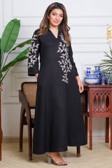 Catherine Dark Dress | Kaftan, Bohemian Dress, Floral Dress, Boho Maxi Dress