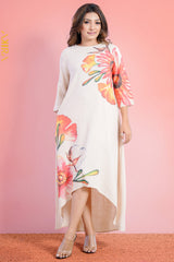 Huge Floral Dress | Kaftan, Bohemian Dress, Floral Dress, Boho Maxi Dress