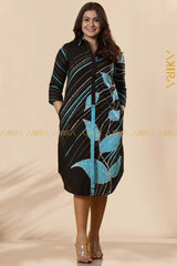 Moroccan Mosaic Batik Dress | Kaftan, Bohemian Dress, Floral Dress, Boho Maxi Dress