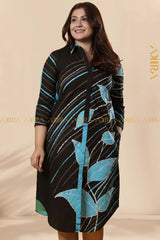 Moroccan Mosaic Batik Dress | Kaftan, Bohemian Dress, Floral Dress, Boho Maxi Dress