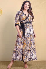 Enchanted Clematis Dress | Kaftan, Bohemian Dress, Floral Dress, Boho Maxi Dress