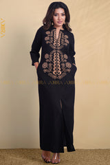 Astral Orchid Dress | Kaftan, Bohemian Dress, Floral Dress, Boho Maxi Dress