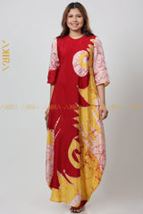 Selevia Designer Dress | Kaftan, Bohemian Dress, Floral Dress, Boho Maxi Dress