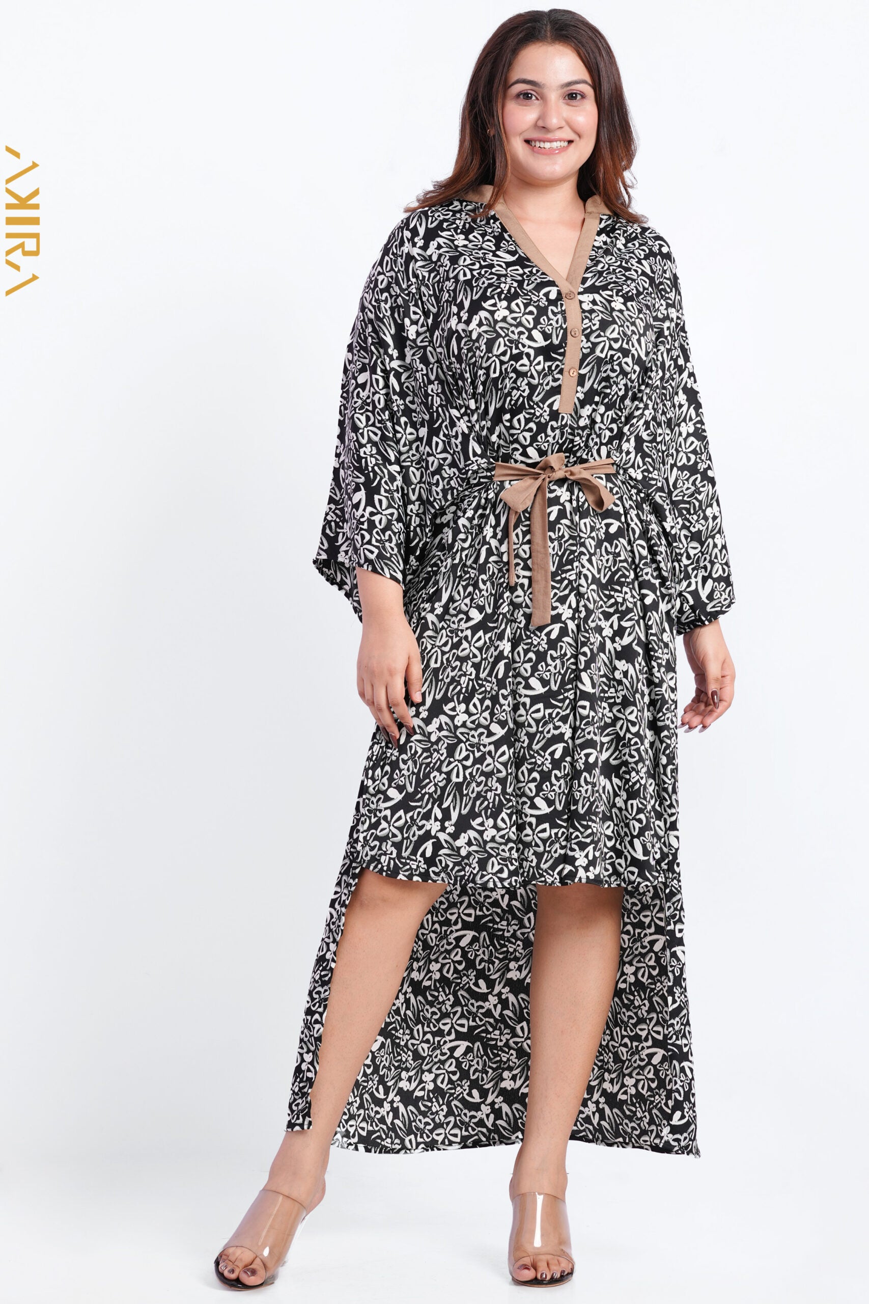 Pure Crown Dress | Kaftan, Bohemian Dress, Floral Dress, Boho Maxi Dress