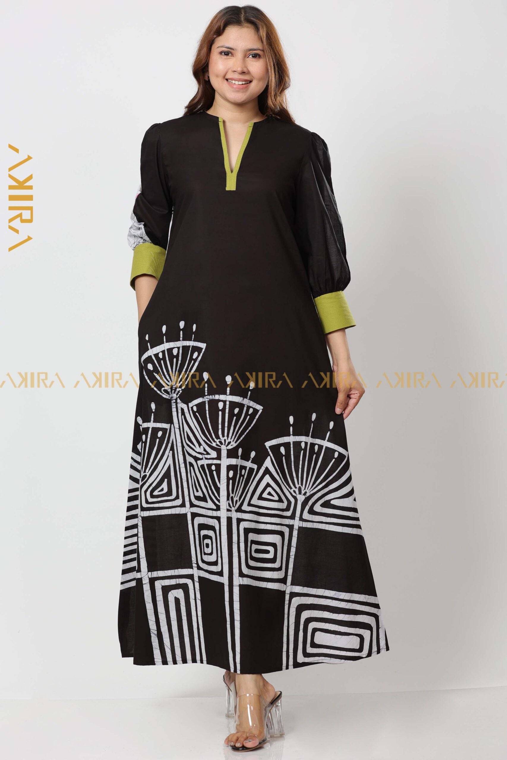 Tindra Batik Dress | Kaftan, Bohemian Dress, Floral Dress, Boho Maxi Dress