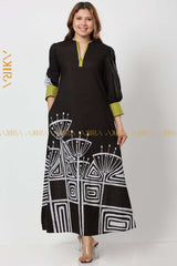 Tindra Batik Dress | Kaftan, Bohemian Dress, Floral Dress, Boho Maxi Dress