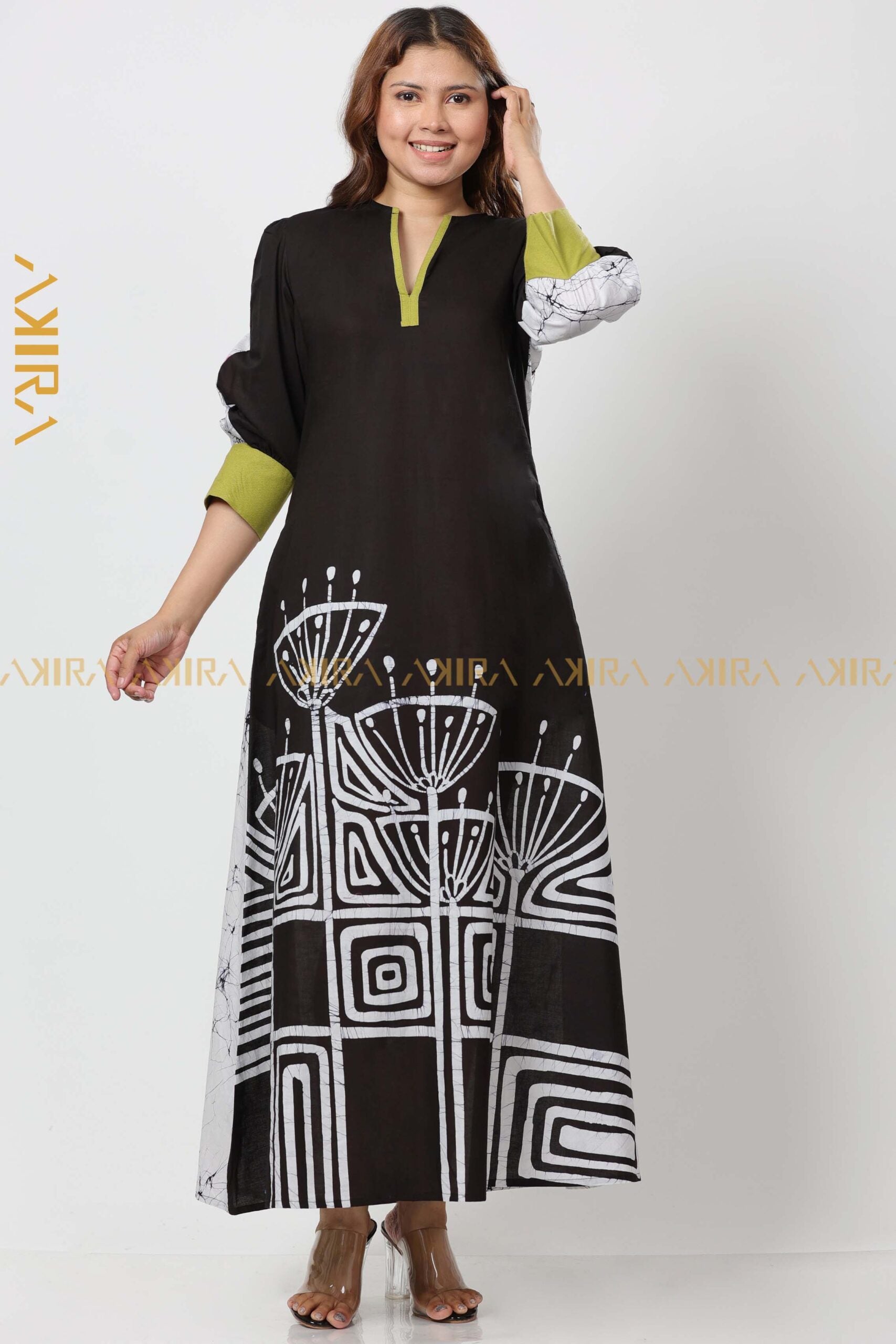 Tindra Batik Dress | Kaftan, Bohemian Dress, Floral Dress, Boho Maxi Dress