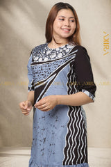 Gardenia Batik Dress | Kaftan, Bohemian Dress, Floral Dress, Boho Maxi Dress